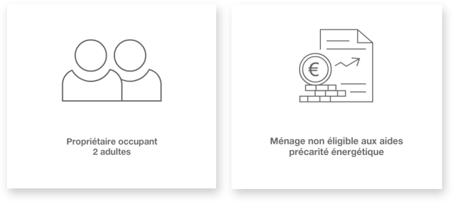 Illustraion des fonctionnalités de saisie du revenu de ménage