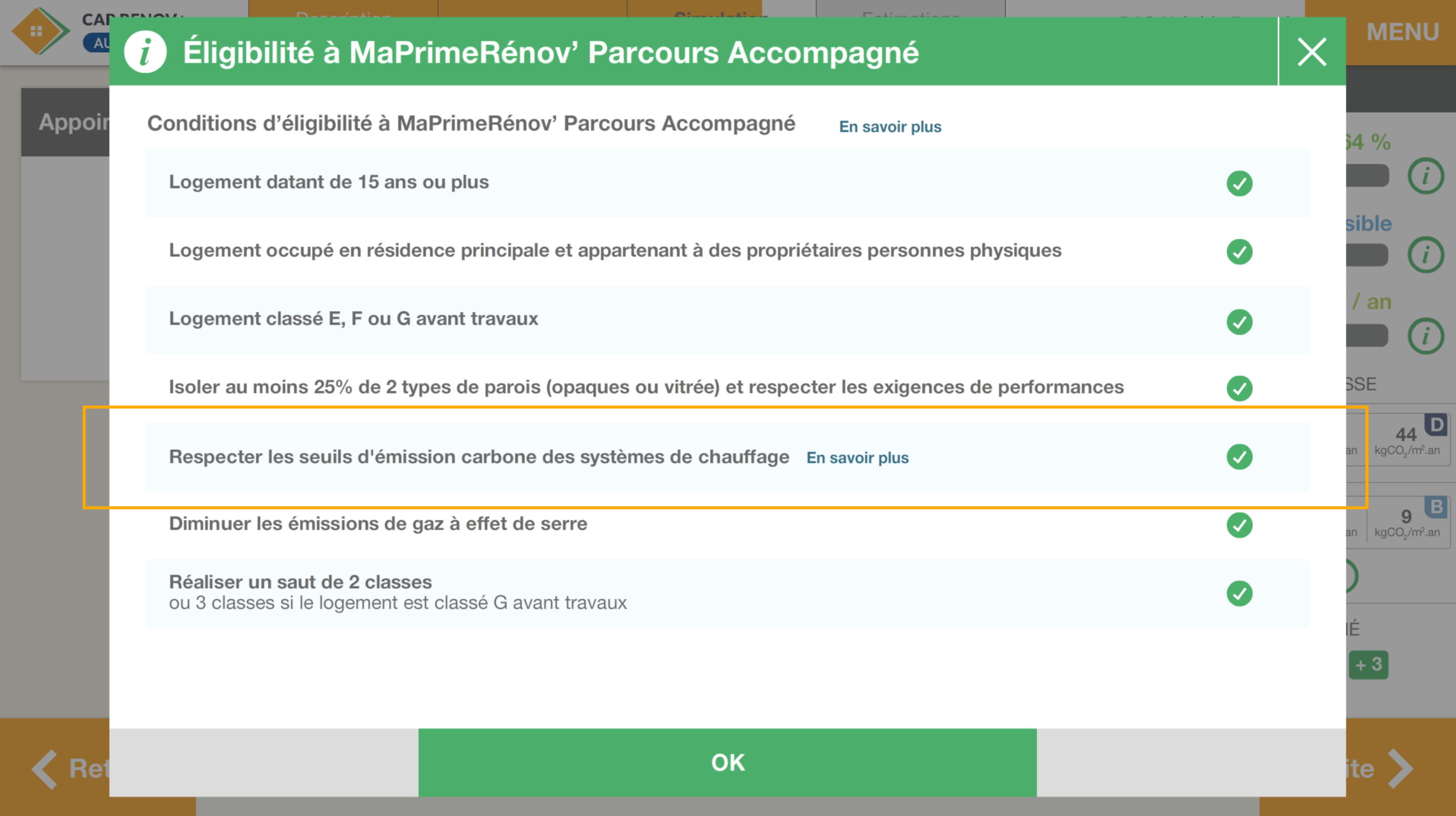 Eligibilité à MaPrimeRénov